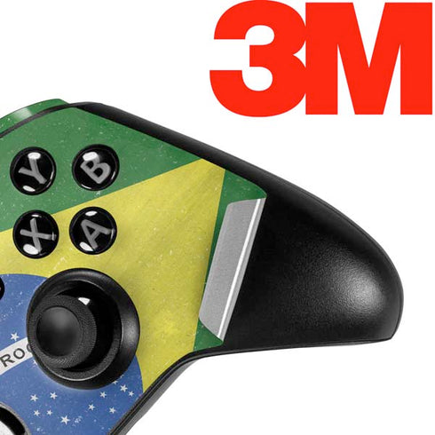 Brazil Flag Distressed Xbox One Elite Controller Skin